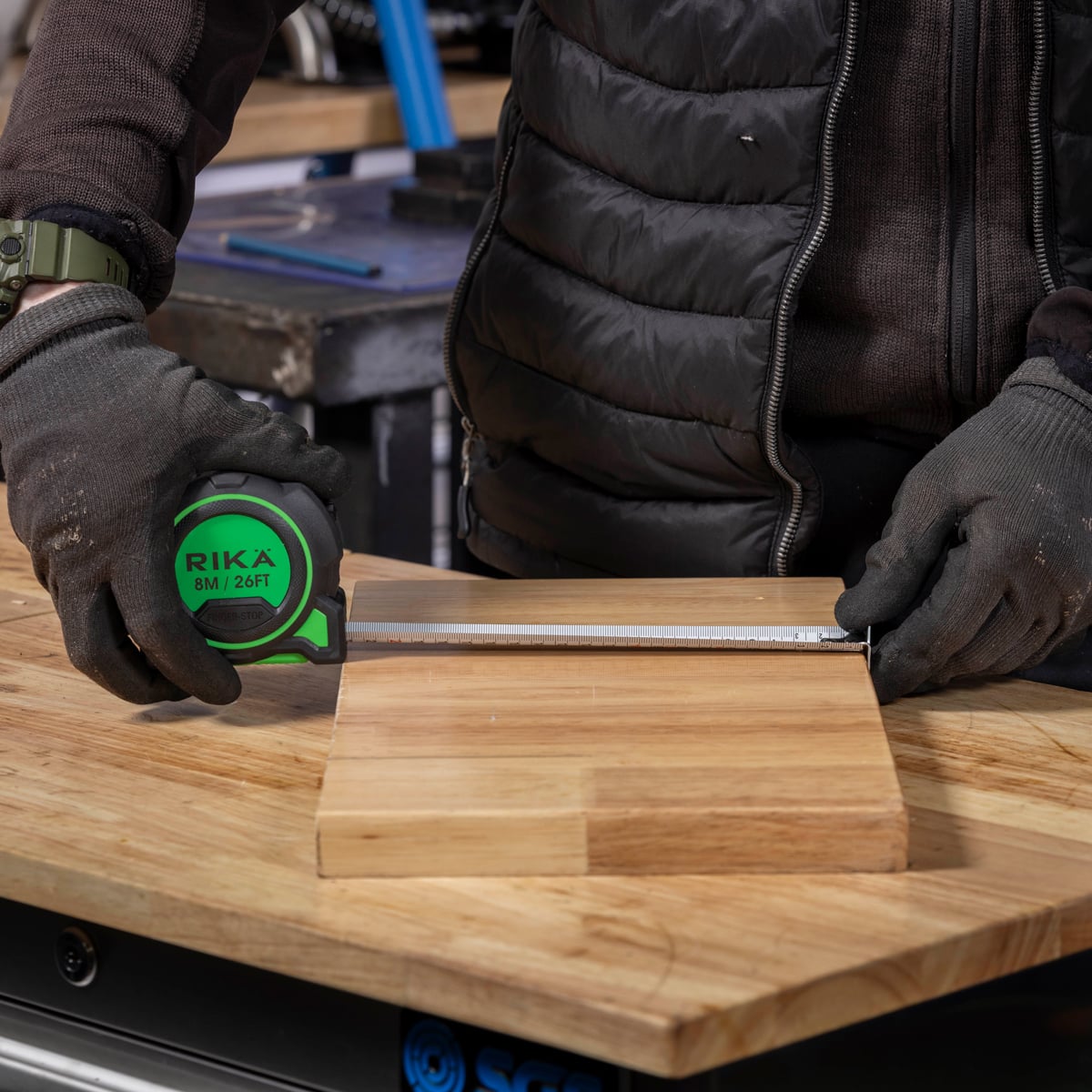 Rikä 8m Heavy Duty Tape Measure | Impact Resistant with 2.8m Standout